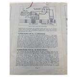 Lionel No. 252 Automatic Railroad Crossing Gate with Wiring and Instructions