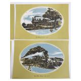 Art Prints of 19th Century Locomotives Presented by Lionel