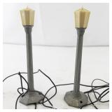 Set of 3 Lionel Metal Street Lamps for Train Layouts