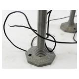 Set of 3 Lionel Metal Street Lamps for Train Layouts