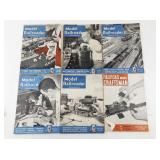Lot of 6 Vintage Model Railroader and Railroad Model Craftsman Magazines 1949-1950