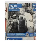 Lot of 6 Vintage Model Railroader and Railroad Model Craftsman Magazines 1949-1950
