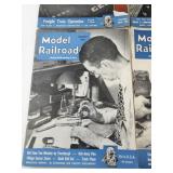 Lot of 6 Vintage Model Railroader and Railroad Model Craftsman Magazines 1949-1950