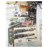 Vintage Lionel Train Wiring Parts and Paper Ephemera Lot
