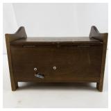 Vintage Made in Japan Wooden Dresser Music Box with Mirror and Drawers (Music Box Working!)