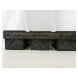 Vintage Chicago Metallic 3-Section Industrial Bread Loaf Pan