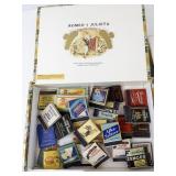 Lot of 3 Vintage Cigar Boxes with Matchbook Collection
