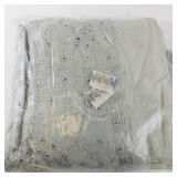 World Market Diamond Mirror Collection Hand-Embroidered Queen Coverlet