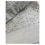 World Market Diamond Mirror Collection Hand-Embroidered Queen Coverlet