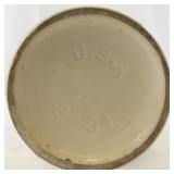 Vintage USA #94 Vase with Floral Relief 8 Inch