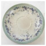Vintage Royal Semi-Porcelain Pitcher and Saucer Set, England Floral Pattern