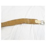 Nichols Stallion 45 Toy Cap Gun with Studded Leather Holster - Handle Grips Missing
