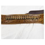 Hubley Colt .45 Toy Cap Gun with Western Leather Holster and Belt
