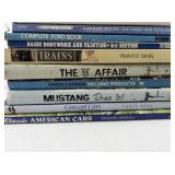 Collection of 9 Automotive, Train, and Welding Books