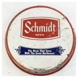 Vintage Schmidt Beer Advertising Metal Tray