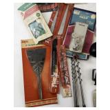 Collection of Vintage Automotive Parts, Tools, and Hardware
