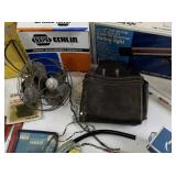 Collection of Vintage Automotive Parts, Tools, and Hardware