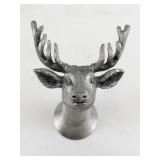 Jagermeister Stainless Steel Deer Head Stirrup Cup Shot Glass