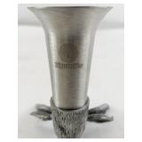 Jagermeister Stainless Steel Deer Head Stirrup Cup Shot Glass