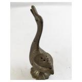 Vintage Brass Swan-Shaped Incense Holder