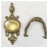 Vintage Brass Door Knocker with Ornate Detailing