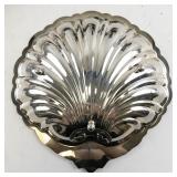 Collection of 6 Silverplate Shell-Shaped Serving Dishes with Ornate Detailing