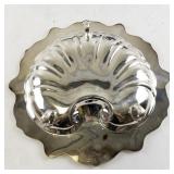 Collection of 6 Silverplate Shell-Shaped Serving Dishes with Ornate Detailing