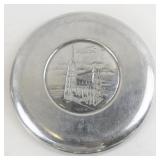 Set of 5 Vintage Hammered Aluminum Trays and Bowls Assorted Designs