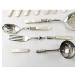Large Collection of Universal EPNS Mother of Pearl Handled Flatware