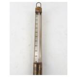 Antique Palmer Duro Solid Copper Commercial Candy Thermometer 17 Inch