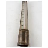 Antique Palmer Duro Solid Copper Commercial Candy Thermometer 17 Inch