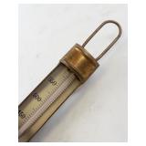 Antique Palmer Duro Solid Copper Commercial Candy Thermometer 17 Inch