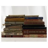 Vintage Book Collection Including Classic Literature and Illustrated Children