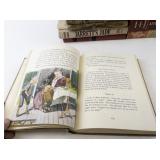 Vintage Book Collection Including Classic Literature and Illustrated Children
