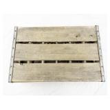 Vintage Pepsi Wooden Bottle Crate with Metal Reinforcement