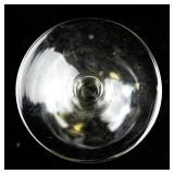 Set of 10 Optic Gray Cut Flower and Berries Stemware Glasses