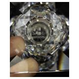 Pair of Swarovski Crystal Cube Candle Holders