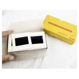 Vintage Eastman Kodak Rainbow Hawk-Eye No. 2A Model B Camera, MicoEtte Slide Viewer and Slides