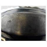 Collection of 4 Vintage 1940s Hammered Aluminum Serving Trays and Dishes