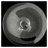 Set of 10 Clear Wine Glasses with Chip on Base