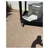 MSRP $200 Luxor 2 Tier Transport Multipurpose Utility Cart - Good Condition! (Contents Not Included) MSRP $200 Luxor 2 Tier Transport Multipurpose Utility Cart - Good Condition! (Contents Not Included)