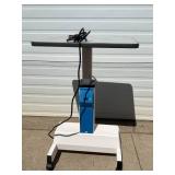 Electric Ophthalmic Instrument Table Power Height Adjustable Sit To Standing Desk - Can Handle Heavy Duty Equipment On Top! Good Working Condition! Electric Ophthalmic Instrument Table Power Height Adjustable Sit To Standing Desk - Can Handle Heavy Duty Equipment On Top! Good Working Condition!