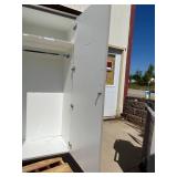 Industrial Heavy-Duty 2 Door Laminate Storage Cabinet - For Storing Tools, Equipment, Supplies, or Electrical Components - Cracking At Top Inside Door Otherwise Great Condition!  Locking - No Key Industrial Heavy-Duty 2 Door Laminate Storage Cabinet - For Storing Tools, Equipment, Supplies, or Electrical Components - Cracking At Top Inside Door Otherwise Great Condition!  Locking - No Key