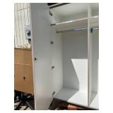 Industrial Heavy-Duty 2 Door Laminate Storage Cabinet - For Storing Tools, Equipment, Supplies, or Electrical Components - Cracking At Top Inside Door Otherwise Great Condition!  Locking - No Key Industrial Heavy-Duty 2 Door Laminate Storage Cabinet - For Storing Tools, Equipment, Supplies, or Electrical Components - Cracking At Top Inside Door Otherwise Great Condition!  Locking - No Key