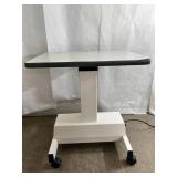 Electric Ophthalmic Instrument Table Power Height Adjustable Sit To Standing Desk - Can Handle Heavy Duty Equipment On Top! Good Working Condition! Electric Ophthalmic Instrument Table Power Height Adjustable Sit To Standing Desk - Can Handle Heavy Duty Equipment On Top! Good Working Condition!