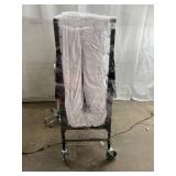 Portable Metal Folding Bed with Mattress and Walkers - Sturdy Frame, Saves Space, Multipurpose Use - Great Condition! Portable Metal Folding Bed with Mattress and Walkers - Sturdy Frame, Saves Space, Multipurpose Use - Great Condition!