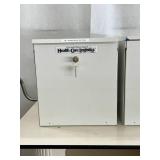 MSRP $600 Health Care Logistics Lockable Return Drop Box with Keys Includes Medical Cart - Great Condition! MSRP $600 Health Care Logistics Lockable Return Drop Box with Keys Includes Medical Cart - Great Condition!