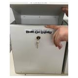 MSRP $600 Health Care Logistics Lockable Return Drop Box with Keys Includes Medical Cart - Great Condition! MSRP $600 Health Care Logistics Lockable Return Drop Box with Keys Includes Medical Cart - Great Condition!