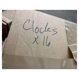 MSRP $250 Lot of 16 Quartz Analog Wall Clocks - Shatter-Resistant Plastic Face, Low Battery Consumption - Great Condition! Need Batteries! MSRP $250 Lot of 16 Quartz Analog Wall Clocks - Shatter-Resistant Plastic Face, Low Battery Consumption - Great Condition! Need Batteries!