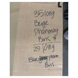 MSRP $600 Lot of 60+ Beige/Blue Health Care Logistics HCL Pharmacy Storage Supply Unit Dose Bins w/Hanging lip On Back & Label Slot Fronts - Excellent Condition! MSRP $600 Lot of 60+ Beige/Blue Health Care Logistics HCL Pharmacy Storage Supply Unit Dose Bins w/Hanging lip On Back & Label Slot Fronts - Excellent Condition!